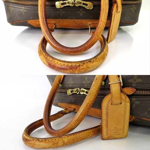 Louis Vuitton Deauville 1998 Monogram Handbag In Brown Canvas And Leather - Picture 5 of 14